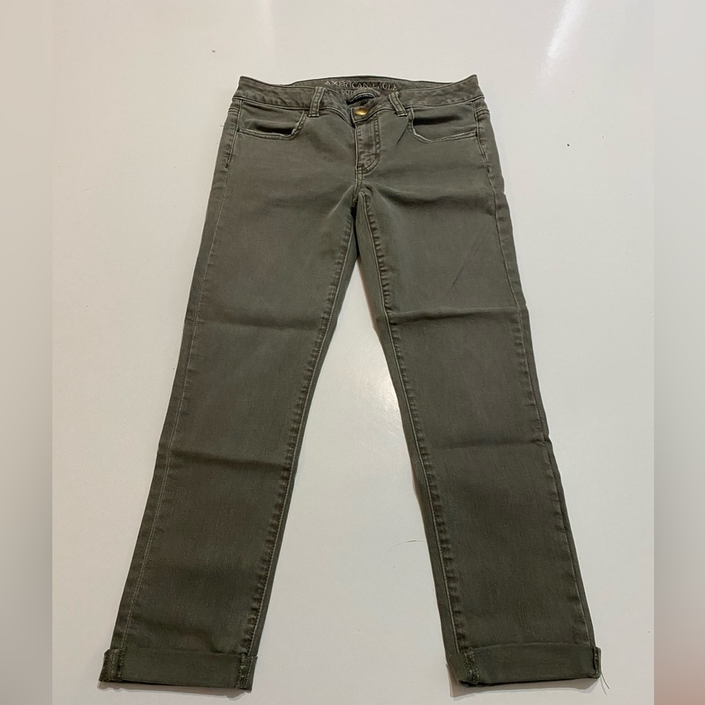 American Eagle cropped jeggings - super super stretch
